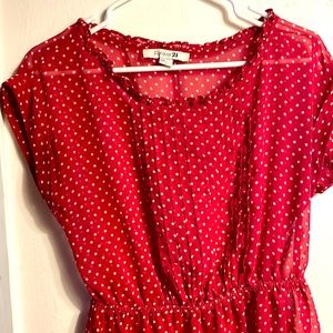 Forever 21 PolkaDOT BLOUSE